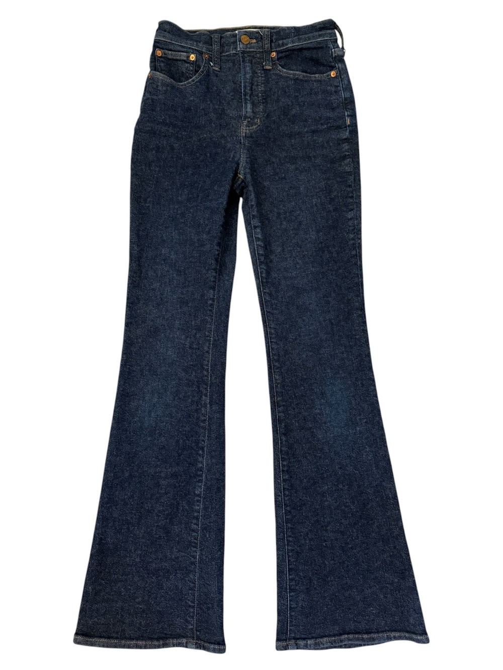 Madewell The Perfect Vintage Flare Jeans Dark Wash High Rise 26 Cotton Stretch